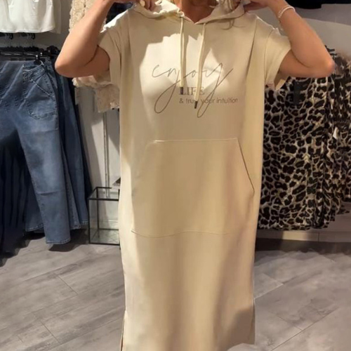 Sásquia - Casual jurk met capuchon
