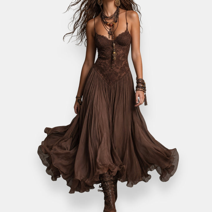 Mariana | Bohemian Kant Jurk