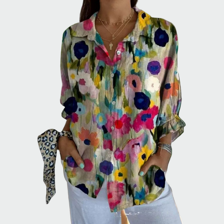 Stijlvol shirt met bloemenprint