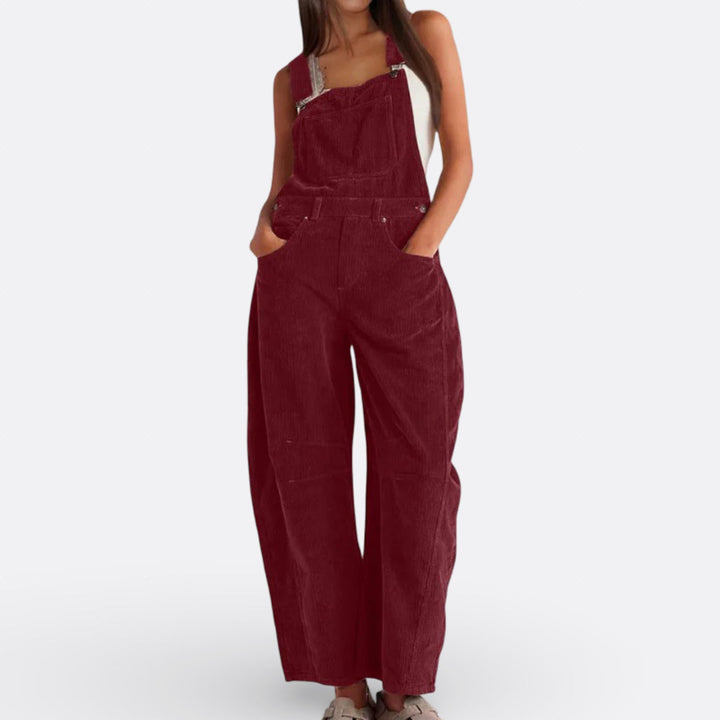 Carolina - Vloeiende Wijde Pantalon Jumpsuit