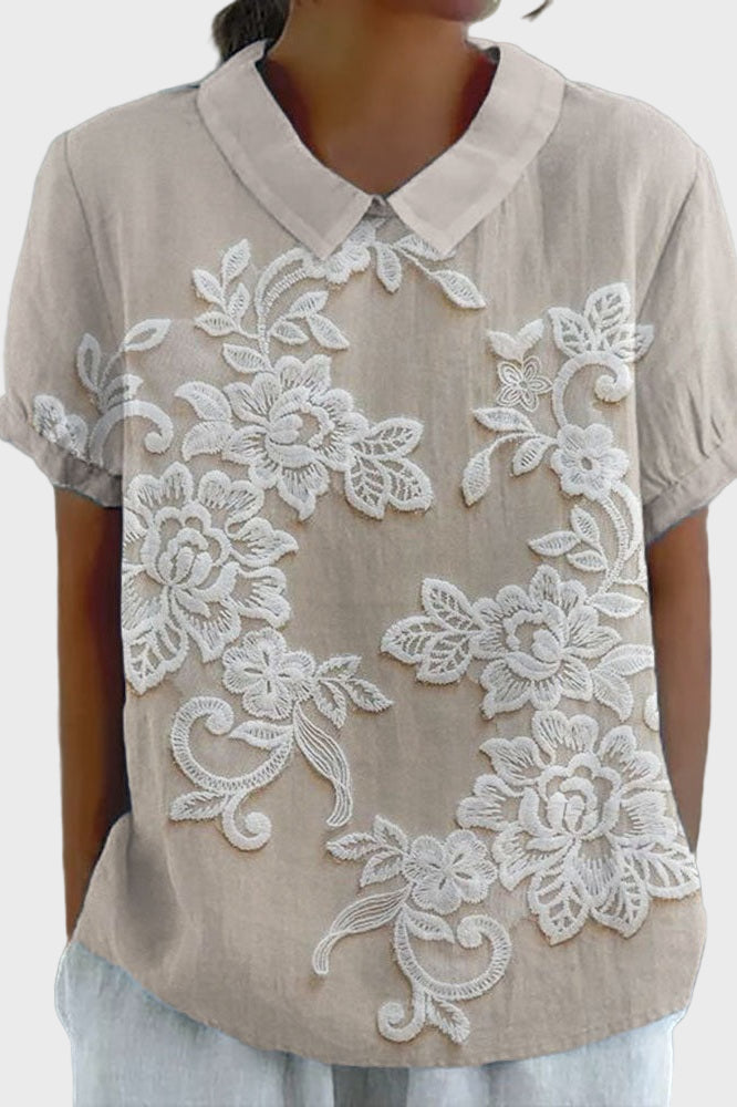 Lily - Blouse met Kraag