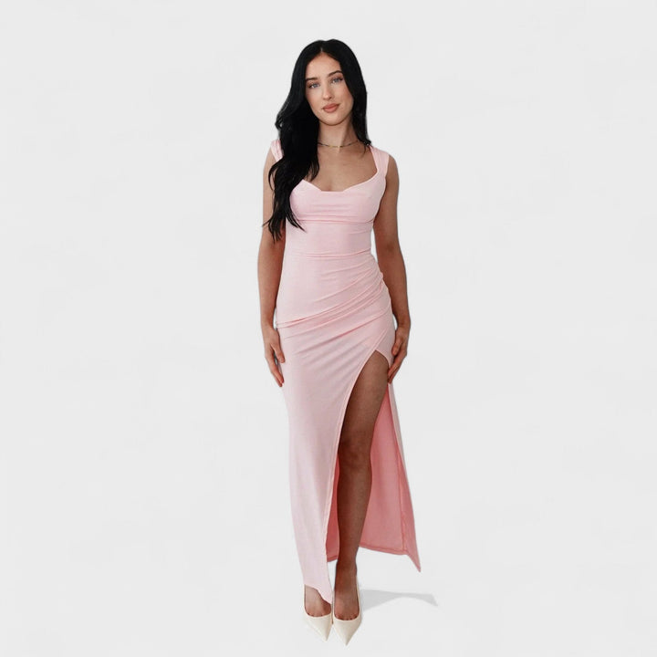 Sarela - Lange jurk met open rug