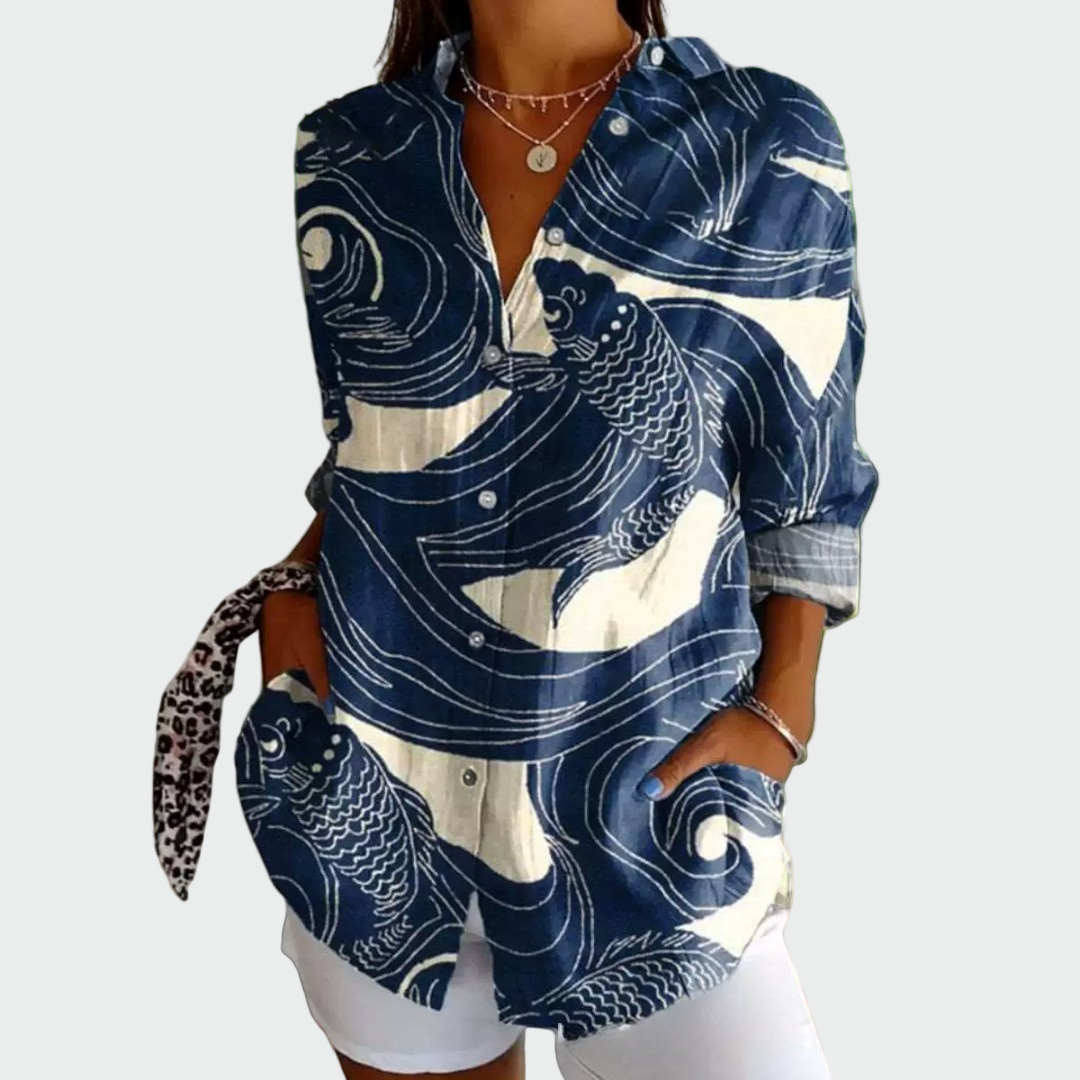 Stijlvol shirt met bloemenprint