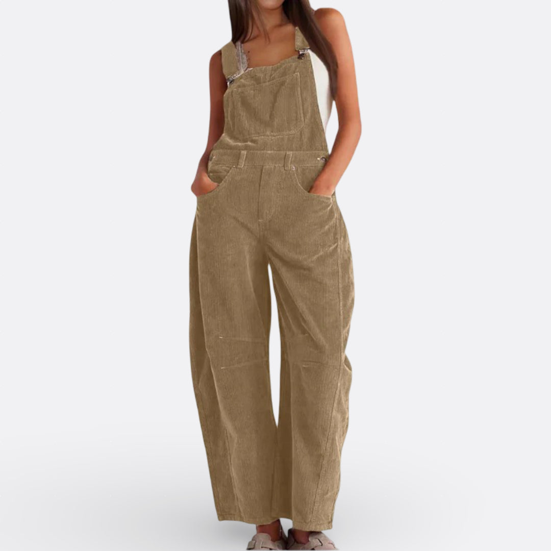 Carolina - Vloeiende Wijde Pantalon Jumpsuit
