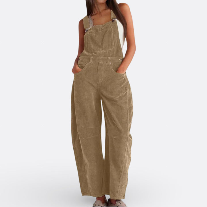 Carolina - Vloeiende Wijde Pantalon Jumpsuit