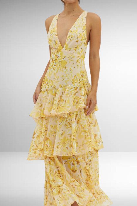 Eli - Elegante Maxi Jurk Zomer