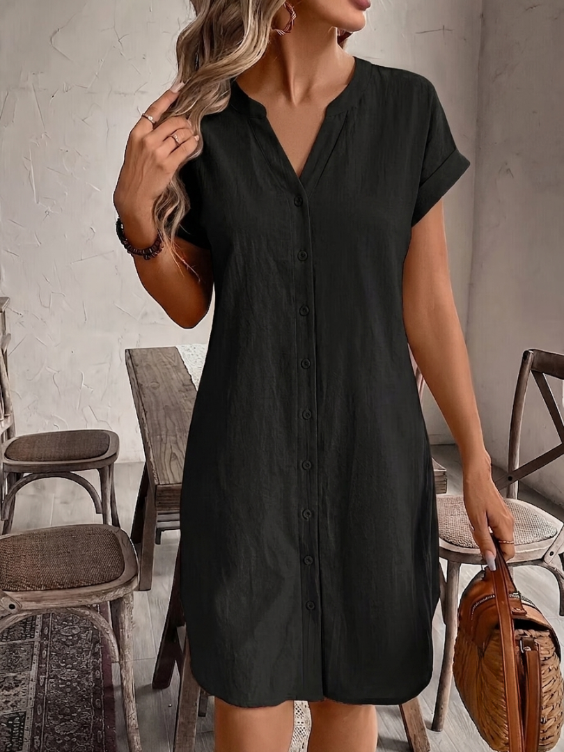 Sonia| Comfortabele Linnen Blouse Jurk