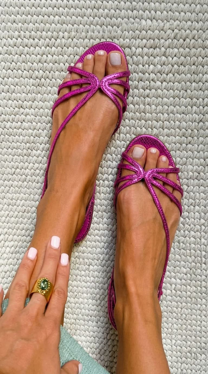 GINEVRA GOUDE SANDALEN ZOMER ELEGANTIE