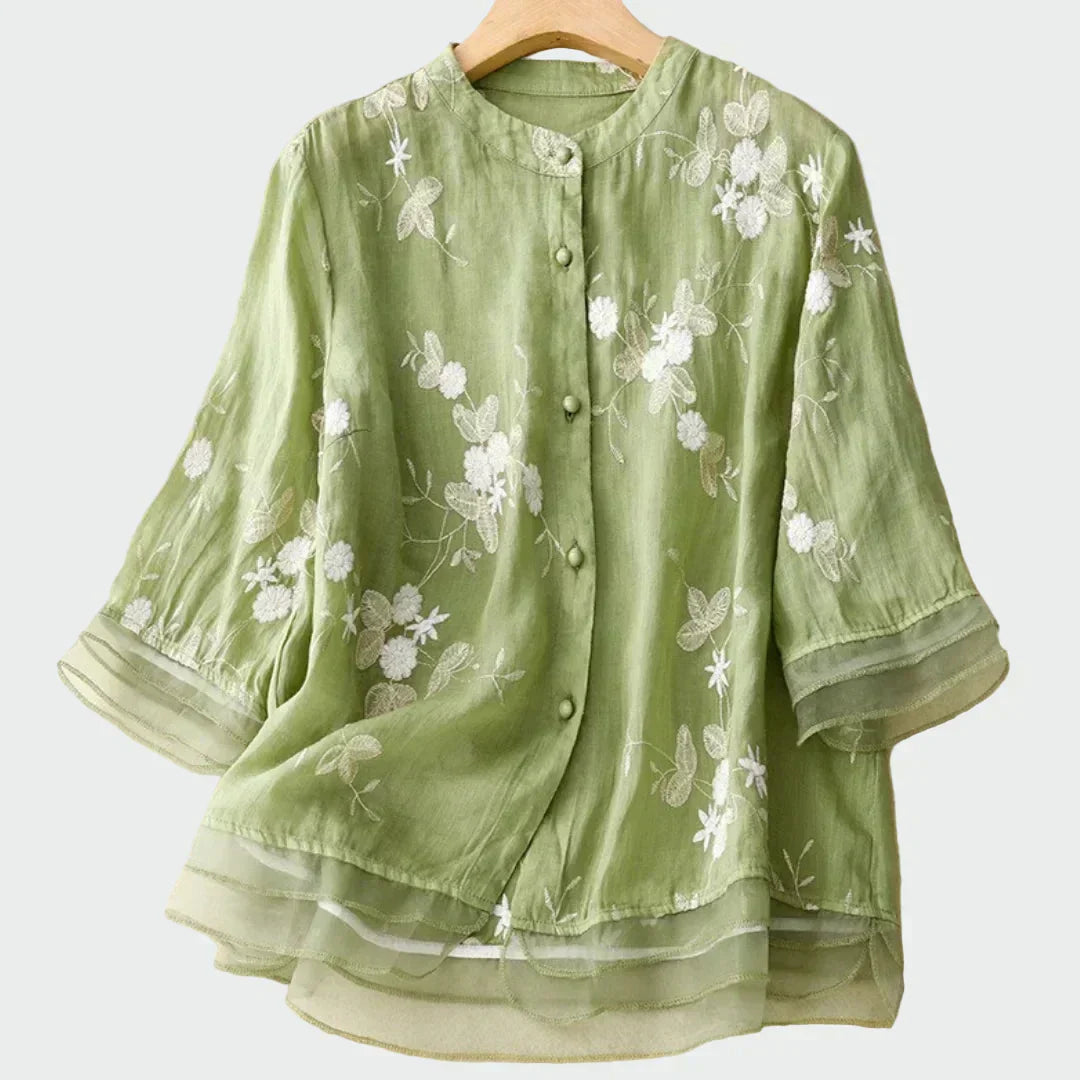 Geborduurd shirt