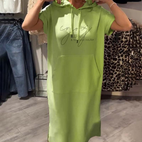 Sásquia - Casual jurk met capuchon