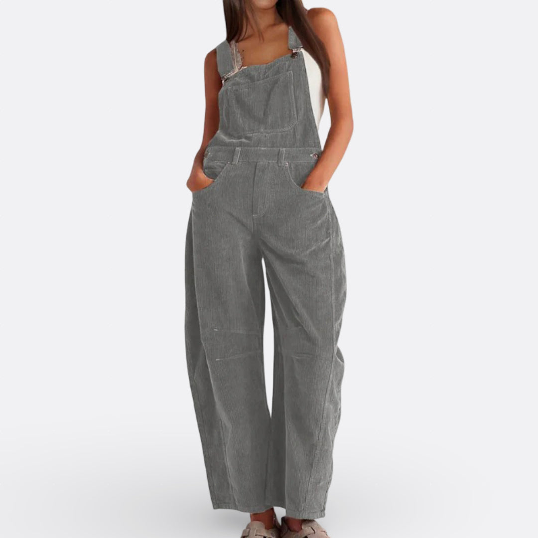 Carolina - Vloeiende Wijde Pantalon Jumpsuit