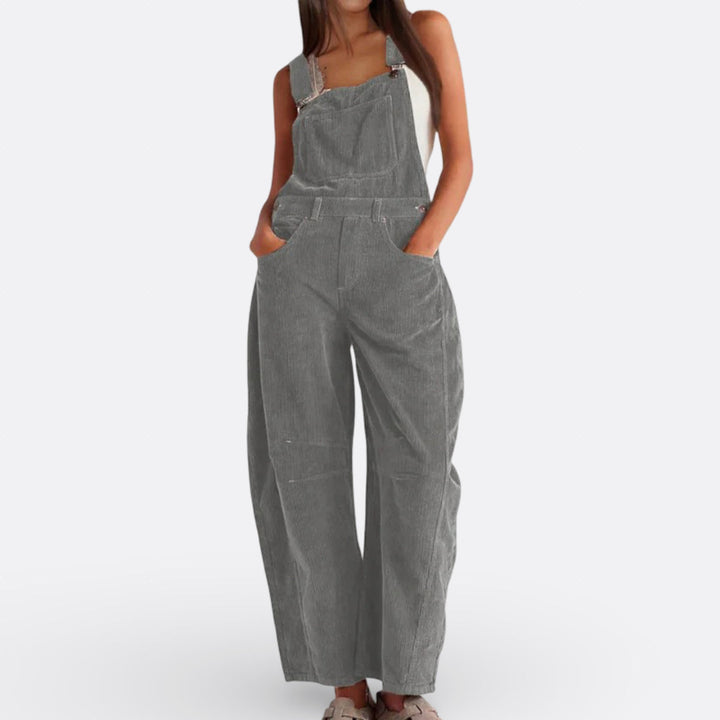 Carolina - Vloeiende Wijde Pantalon Jumpsuit