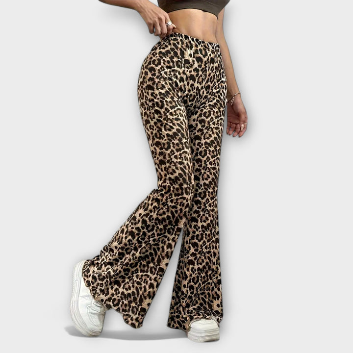 Francisca - Broek met luipaardprint