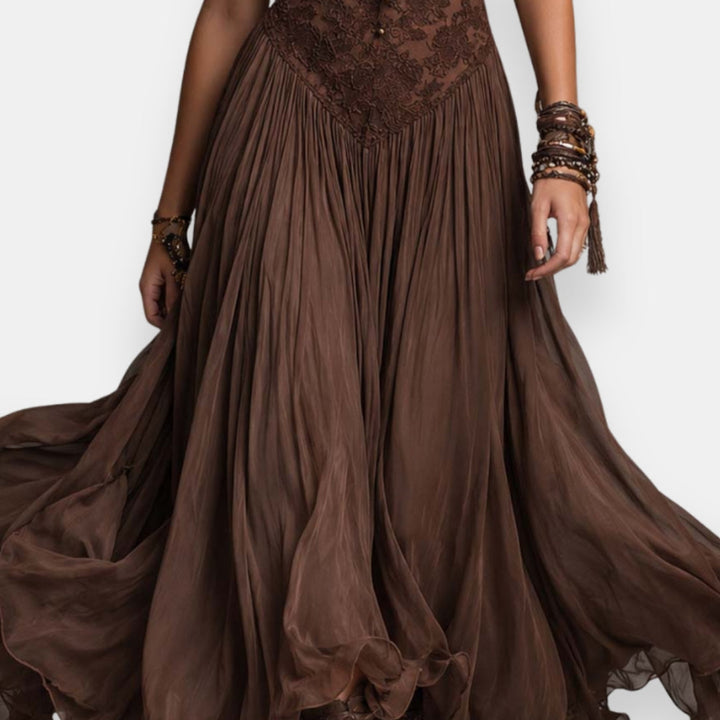 Mariana | Bohemian Kant Jurk