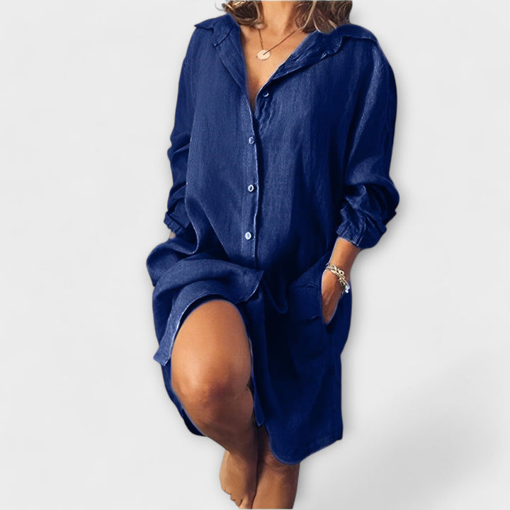 Clara - Casual linnen blouse
