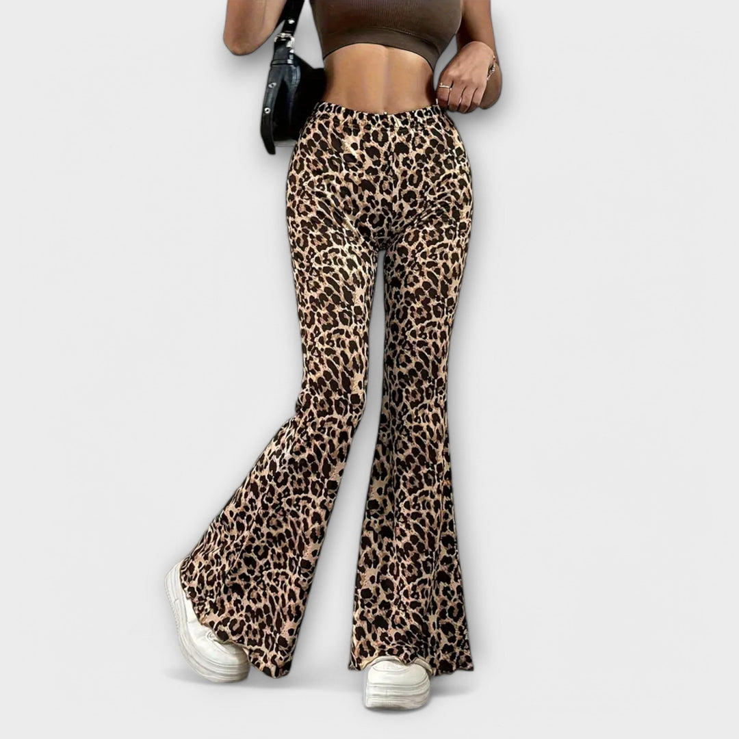 Francisca - Broek met luipaardprint