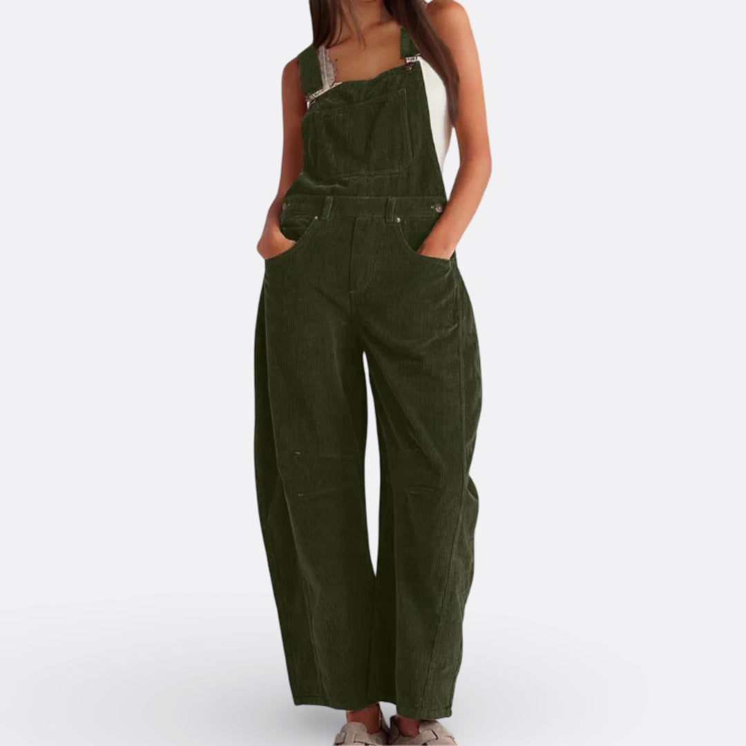 Carolina - Vloeiende Wijde Pantalon Jumpsuit