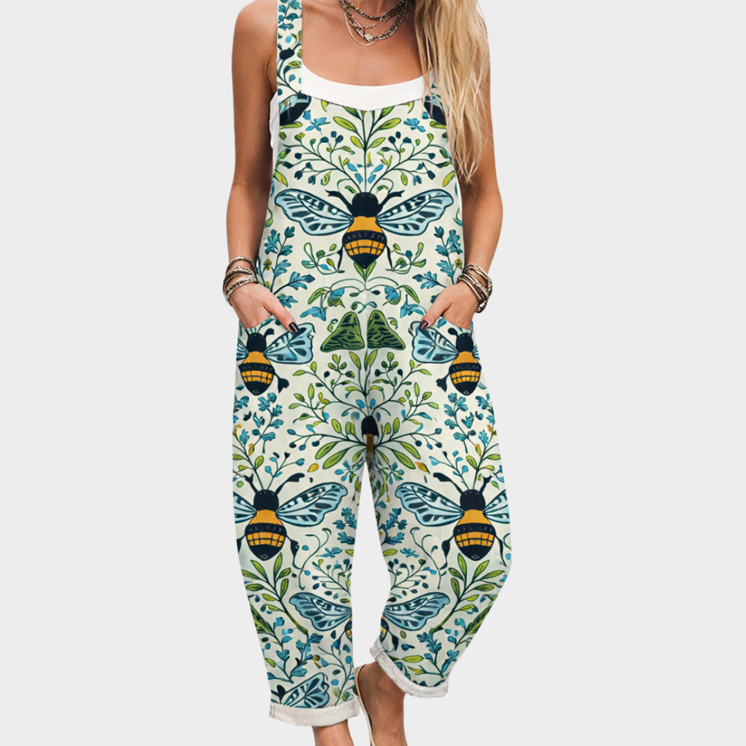Comfortabele Gedrukte Jumpsuit