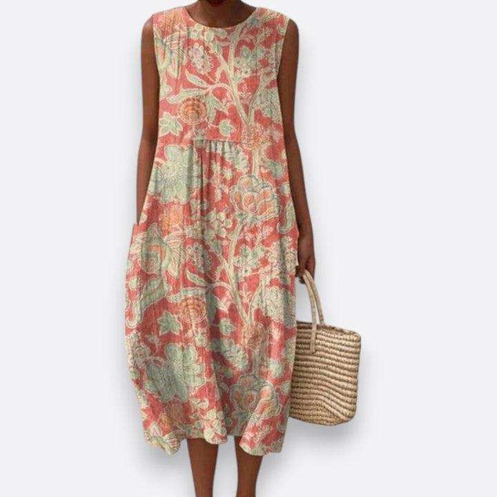 Elis - Vintage bloemenjurk