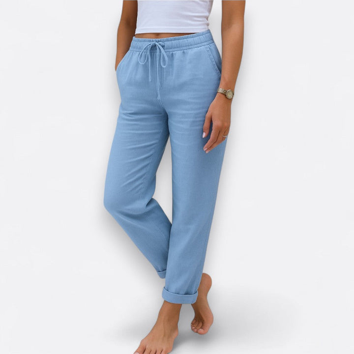 Sara - Premium Linnen Stretch Broeken