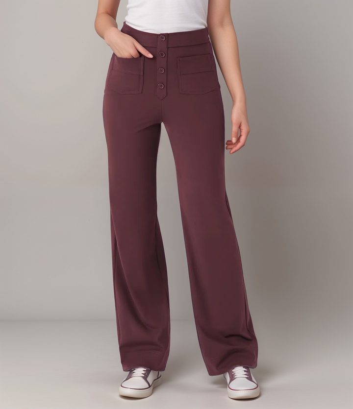 Sommerfeld | Elastische Broek met Hoge Taille