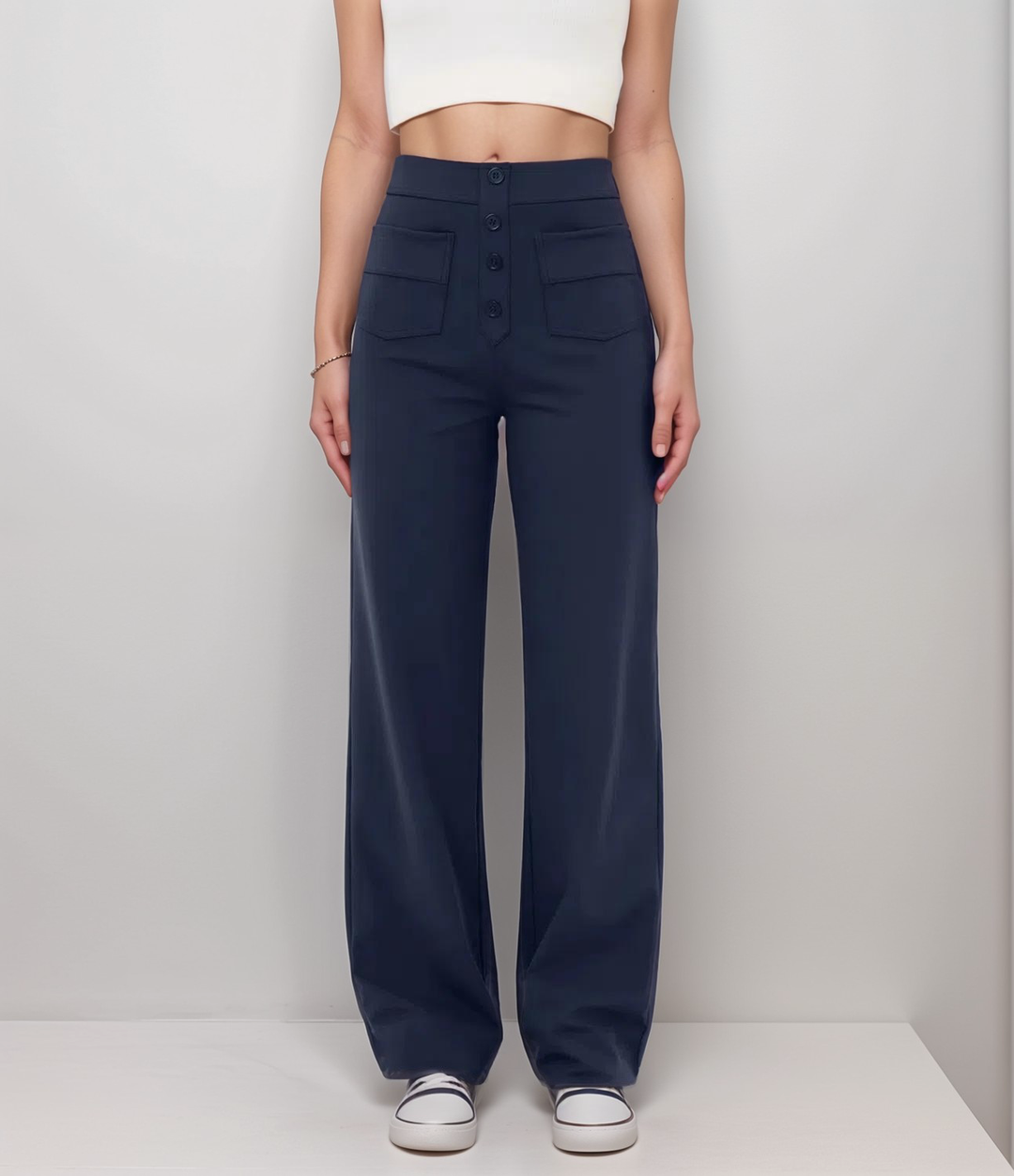 Sommerfeld | Elastische Broek met Hoge Taille