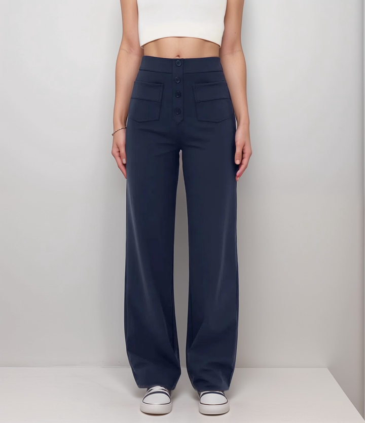 Sommerfeld | Elastische Broek met Hoge Taille