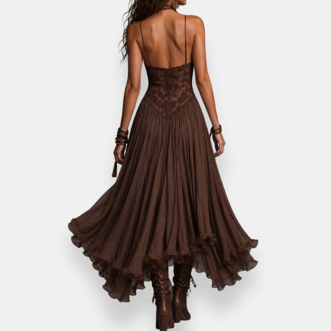 Mariana | Bohemian Kant Jurk