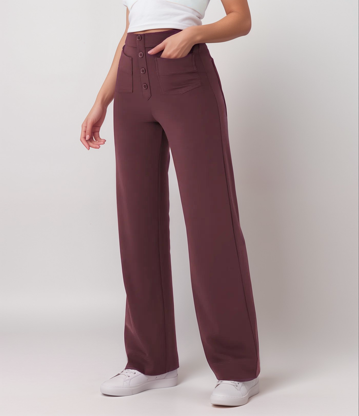 Sommerfeld | Elastische Broek met Hoge Taille