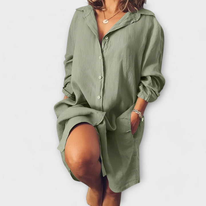 Clara - Casual linnen blouse