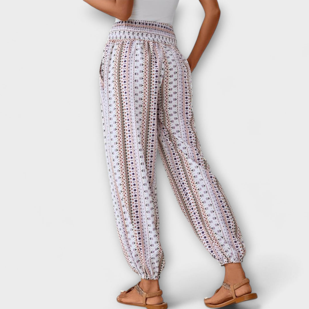 Escarlete - Broek met etnische grafieken