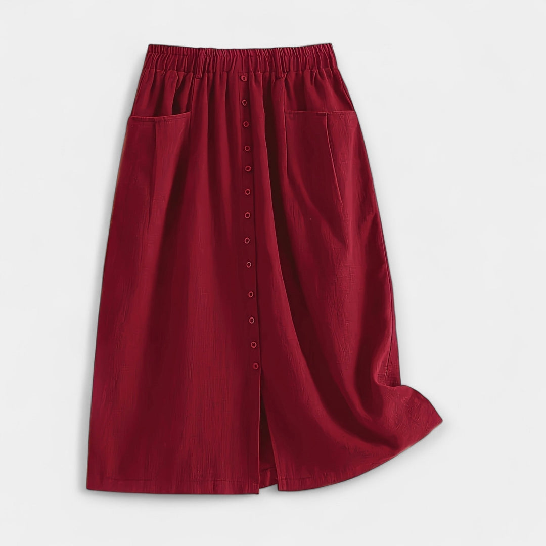 Midi Rok met Wasbeurt