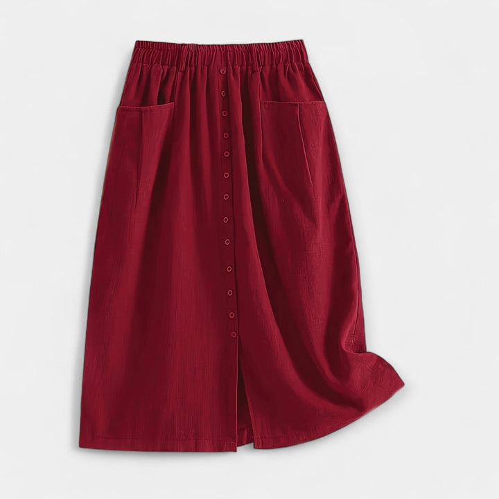 Midi Rok met Wasbeurt