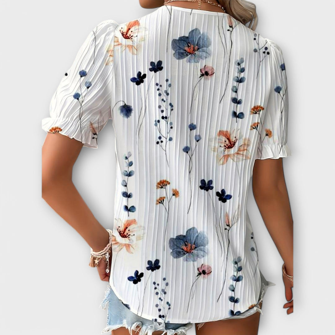 Emília - Blouse met V-hals