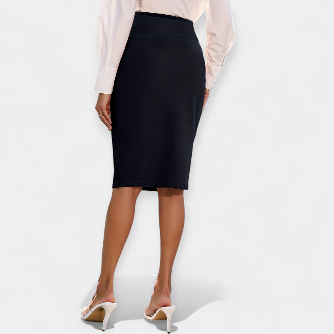 Hooggetailleerde Midi Rok