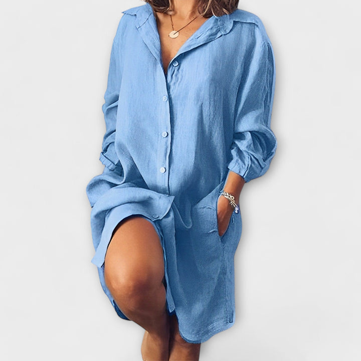 Clara - Casual linnen blouse