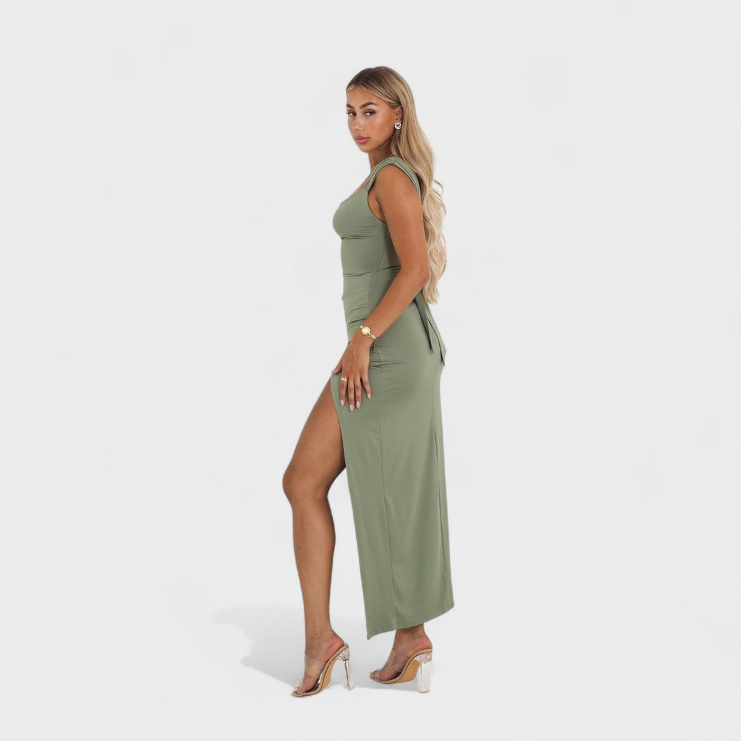 Sarela - Lange jurk met open rug