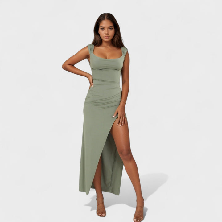 Sarela - Lange jurk met open rug