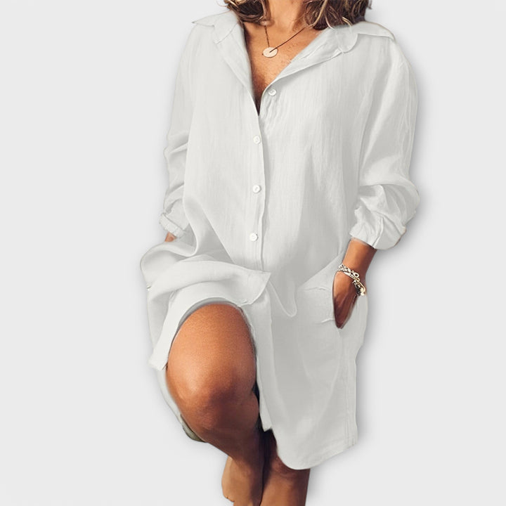 Clara - Casual linnen blouse