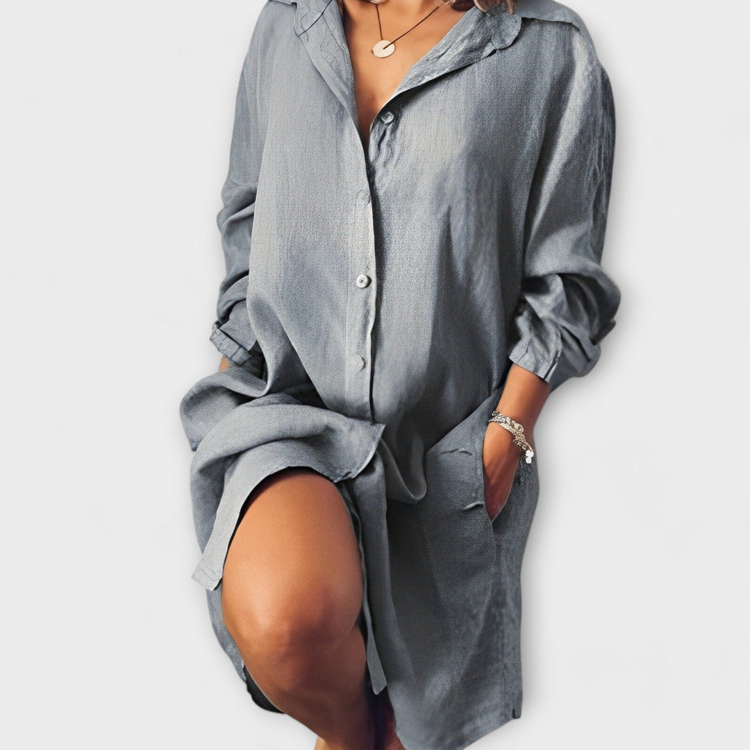 Clara - Casual linnen blouse