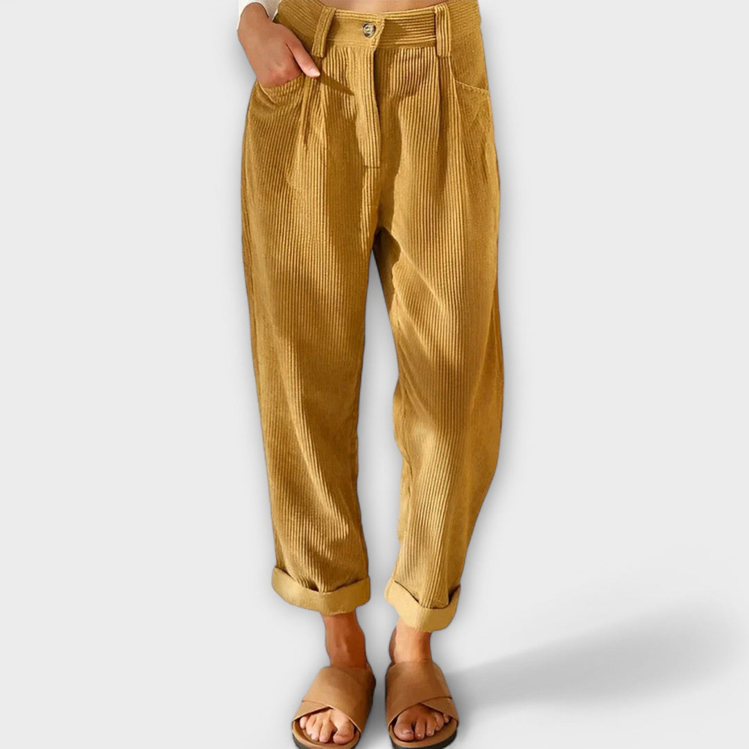 Jana - Moderne corduroy broeken