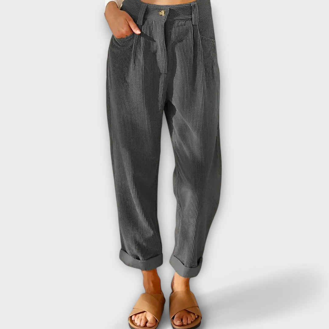 Jana - Moderne corduroy broeken