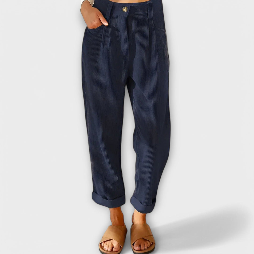 Jana - Moderne corduroy broeken