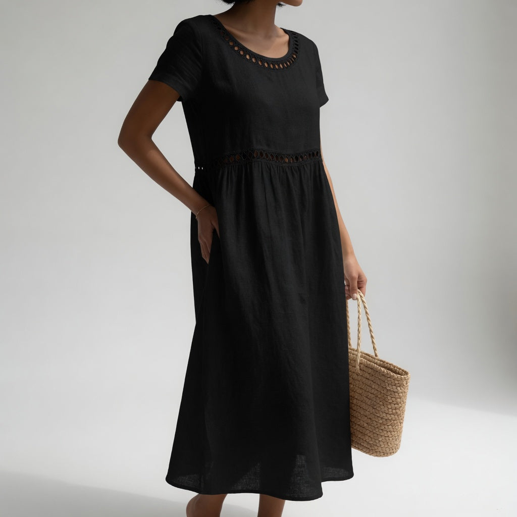 Livia | Geborduurd Jurk