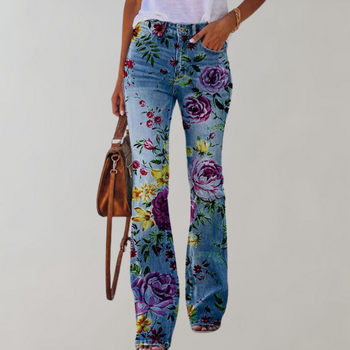 Sommerfeld | Jeans met hoge taille en flared pijpen