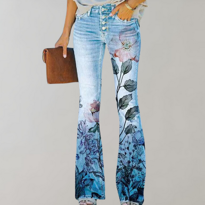 Sommerfeld | Jeans met hoge taille en flared pijpen