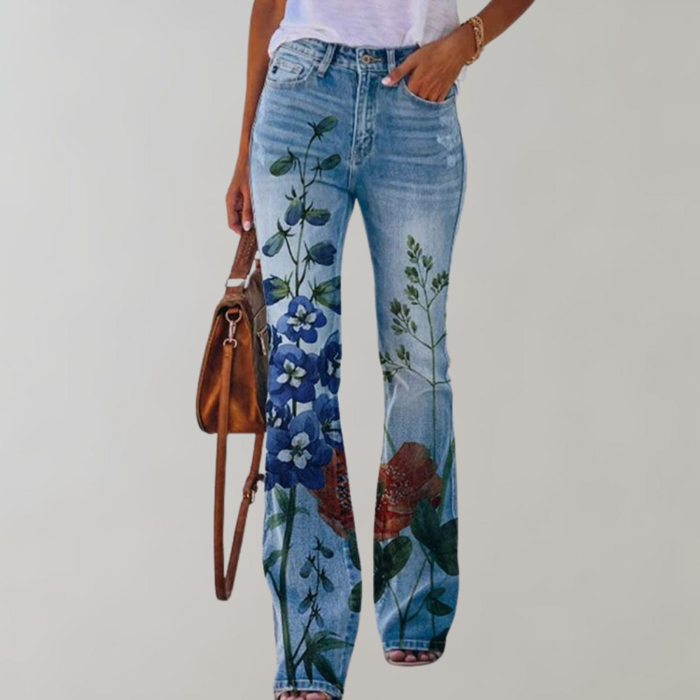 Sommerfeld | Jeans met hoge taille en flared pijpen
