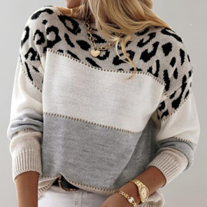 Júlia - Casual Leopardo Top