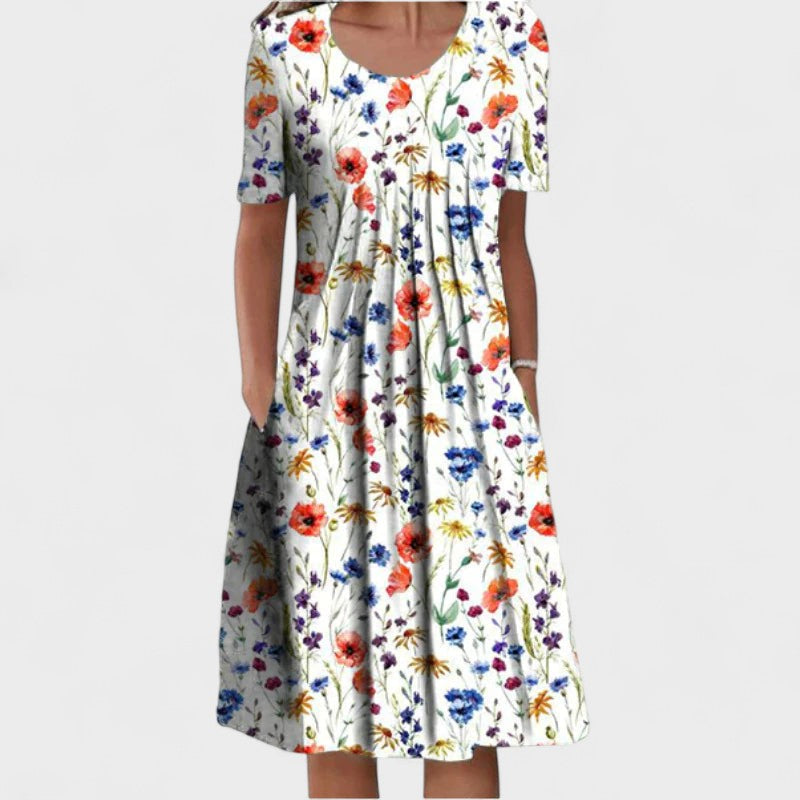 Marta - Midi-jurk met Lagen