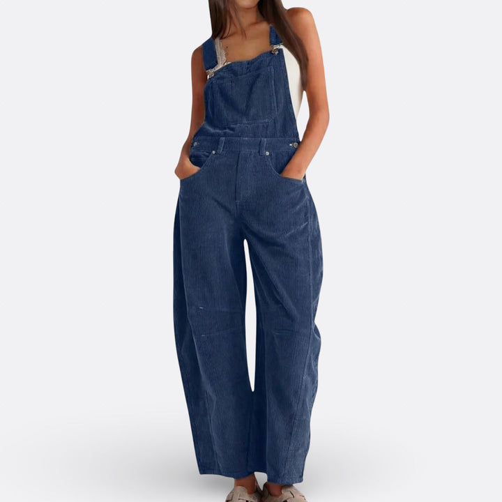 Carolina - Vloeiende Wijde Pantalon Jumpsuit